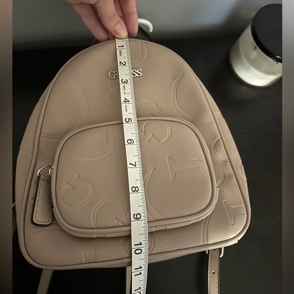 Guess Women’s Beige Faux Leather Backpack - Picture 6 of 8